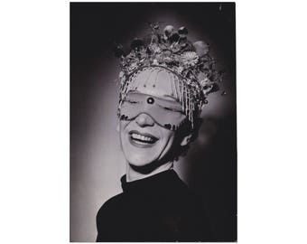 Vintage Opera Mask 1953 photo // Halloween / Costume / Fashion