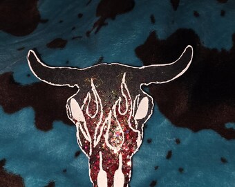 Glitter Fire Bull Freshie