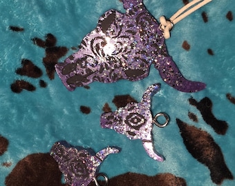Purple Tooled Bull Set