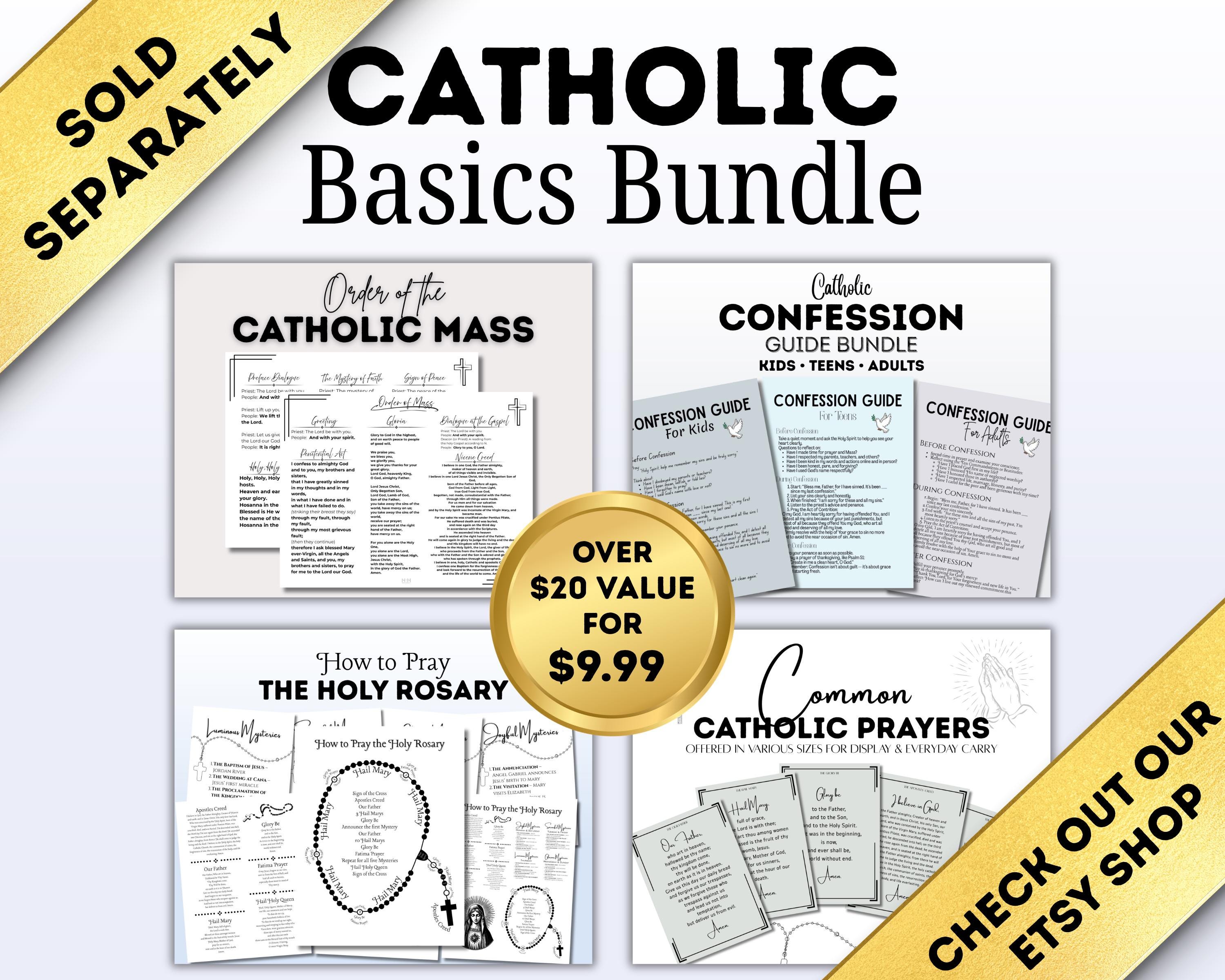 Catholic Confession Guide for Adults | Step-by-step Reconciliation ...