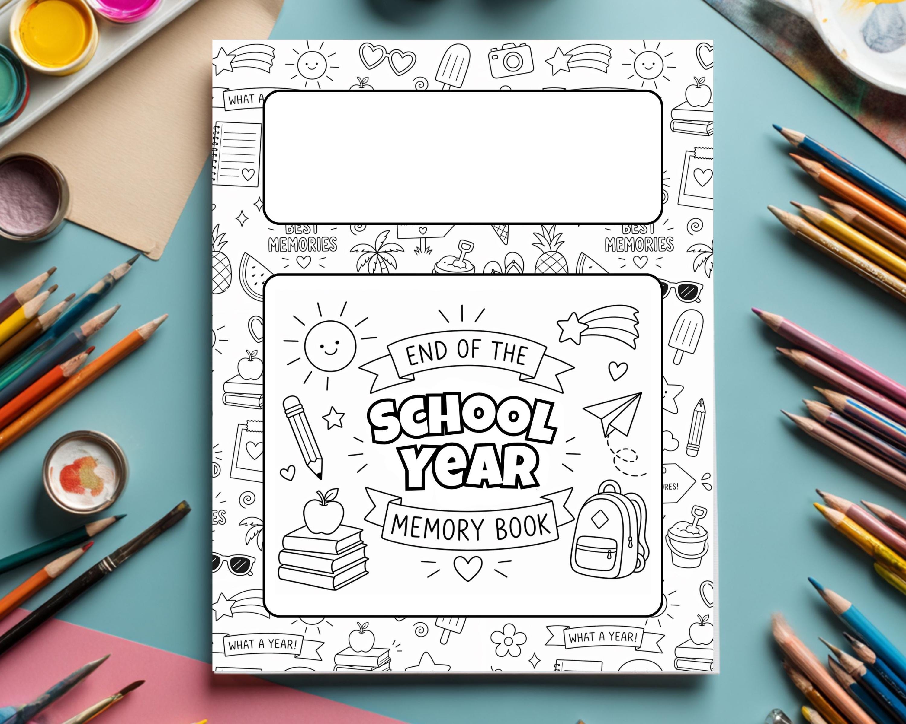 End of School Year Memory Book Printable | Last Week School Activities ...