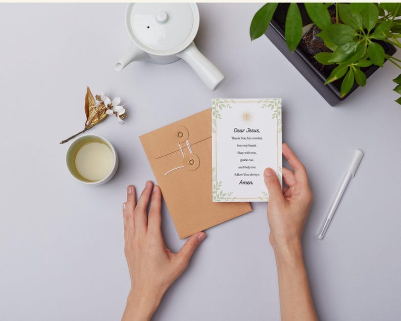 First Communion Prayer Cards for Kids | Holy Communion Gift | Catholic ...