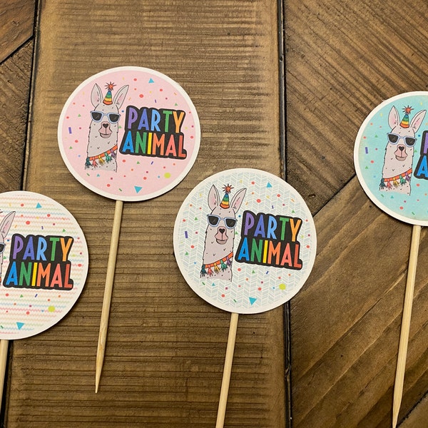 Llama Cupcake Topper - Etsy