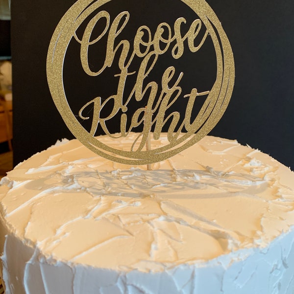 Choose the Right Cake topper