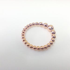 pandora rose string of beads ring fall