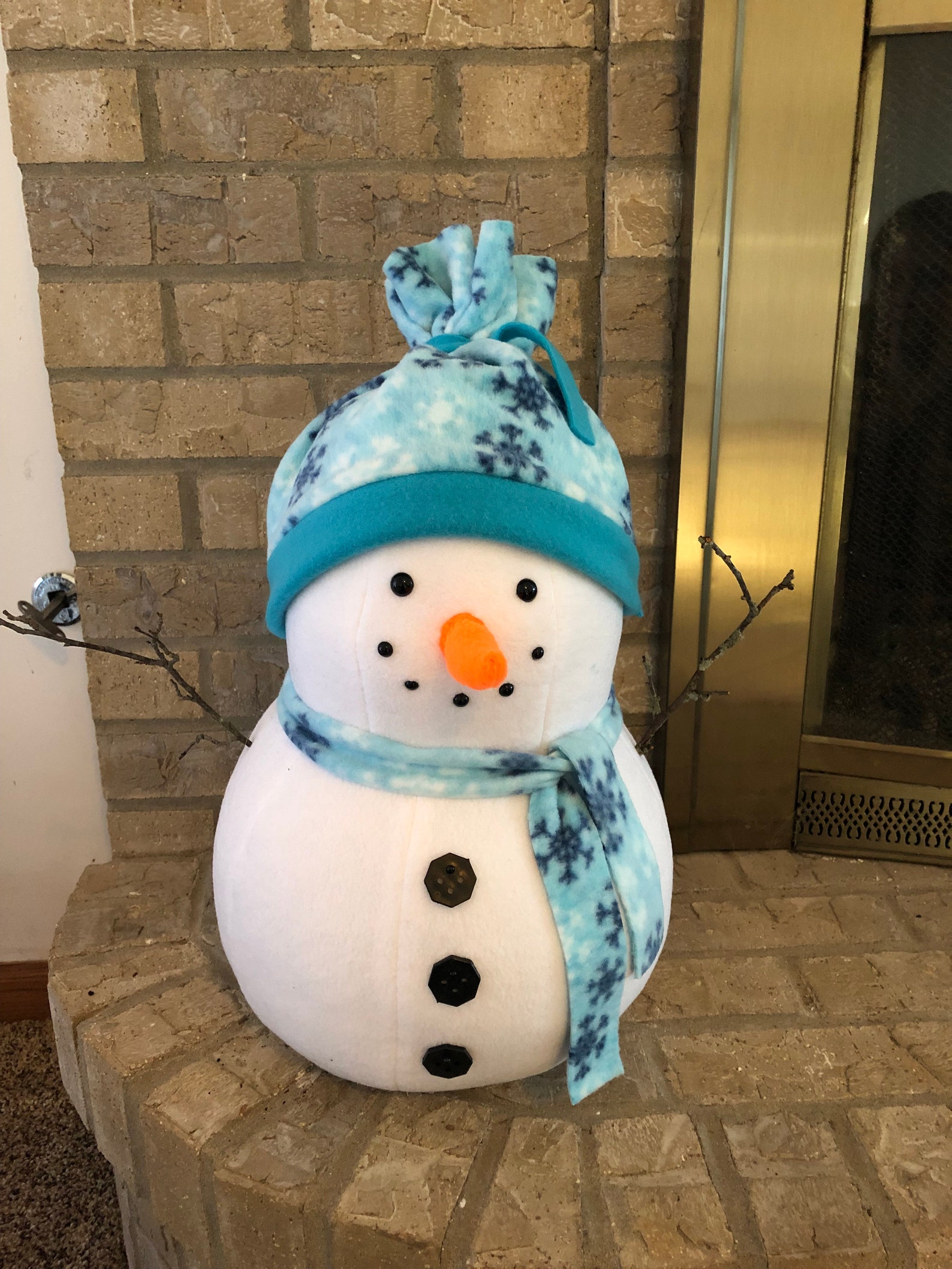 DIY Plush Snowman & Snowballs Christmas Patterns Snowman - Etsy