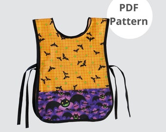 Kids Painting Smock Pattern | Sewing Pattern | Kids Art Smock Pattern