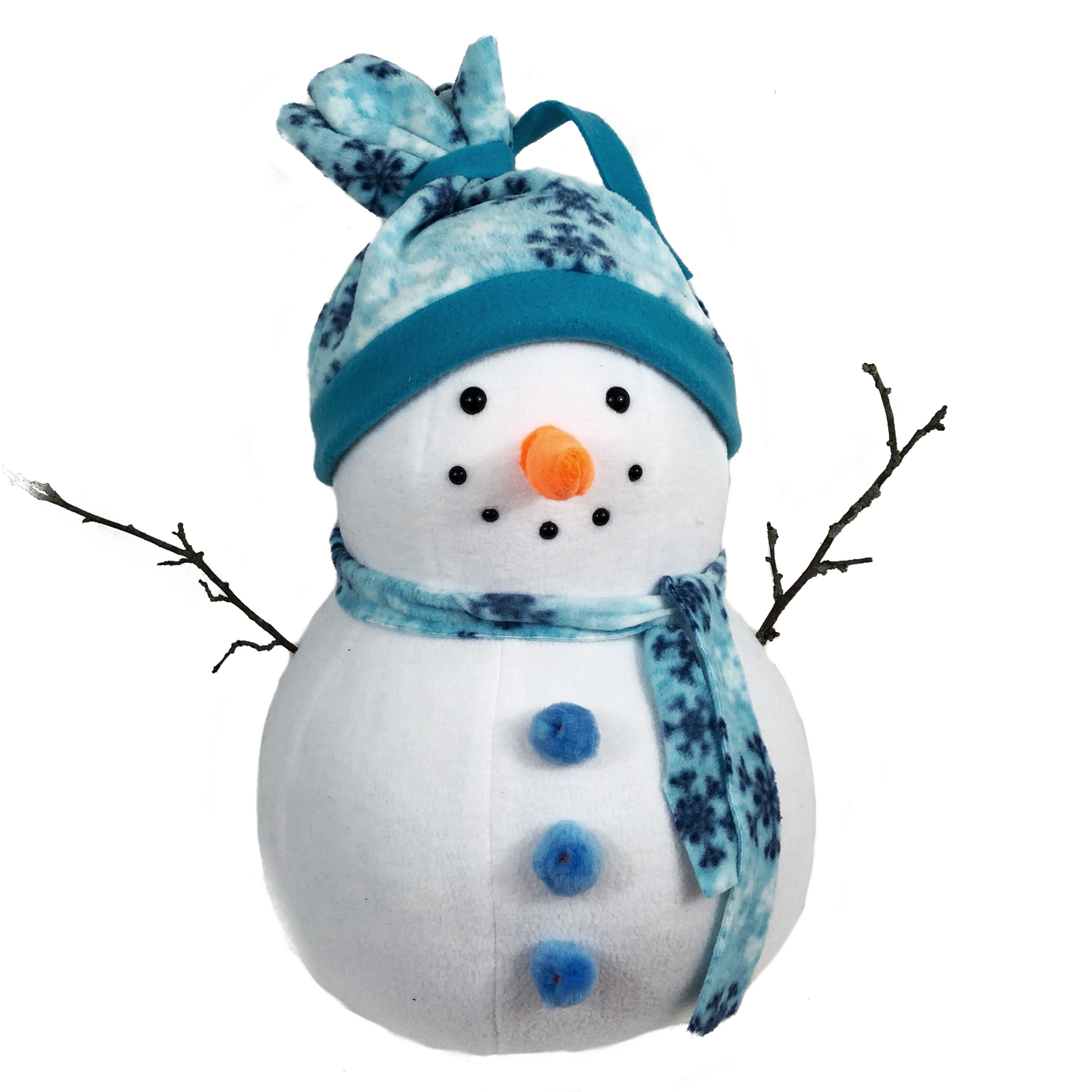 Stuffed Snowman Pattern Christmas Pattern DIY Snowman Etsy