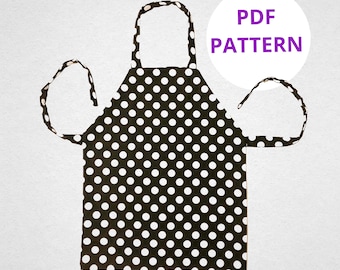 Adult Apron Pattern | Sewing Pattern | Apron PDF | Digital Pattern | Digital Download | PDF Pattern