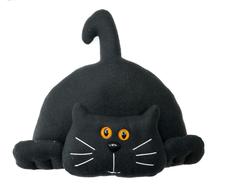 Stuffed Cat Sewing Pattern: Plush Kitty Doorstop (Digital Pattern) image 3