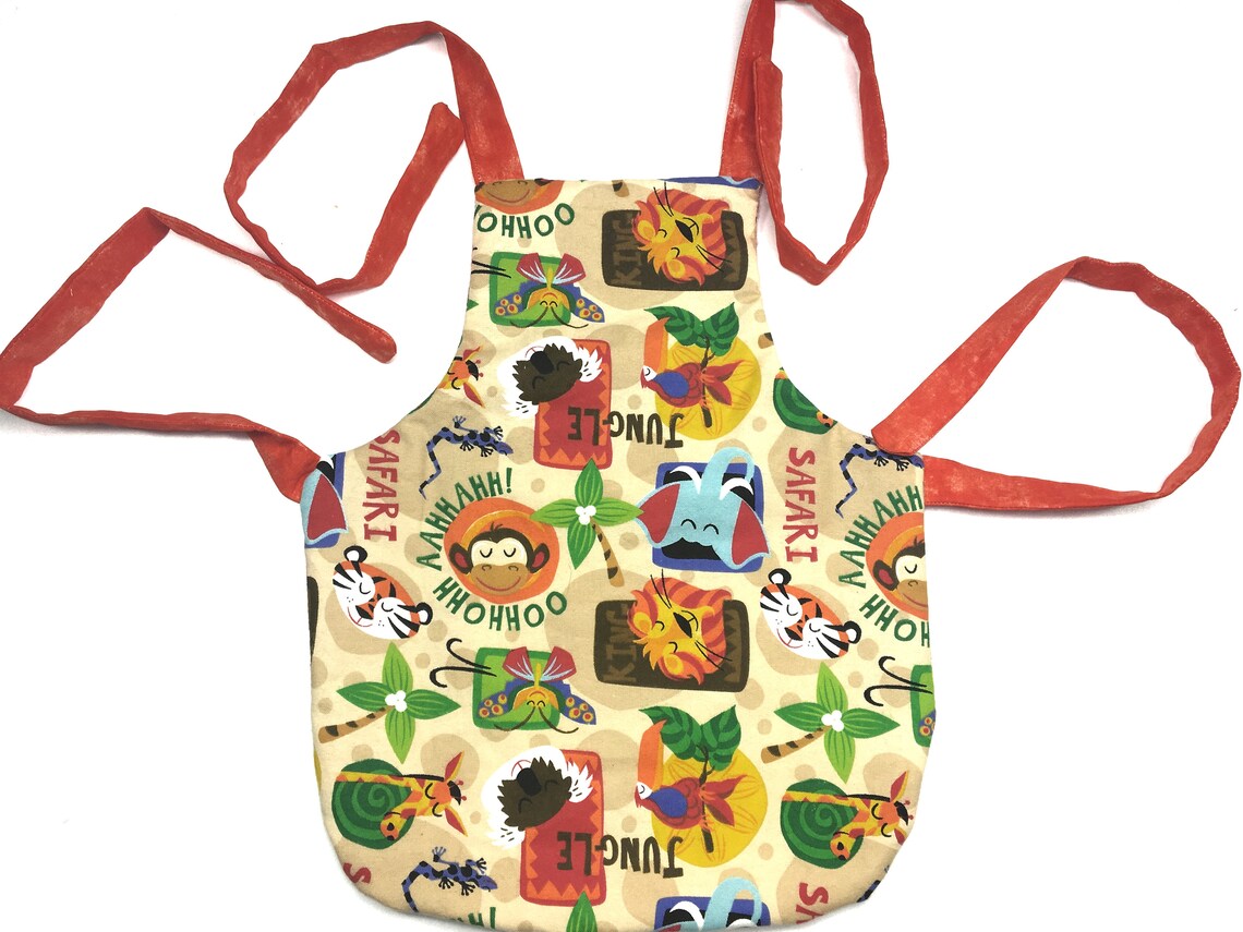 Simple Kids Apron Pattern Printable Apron Pattern Sewing | Etsy