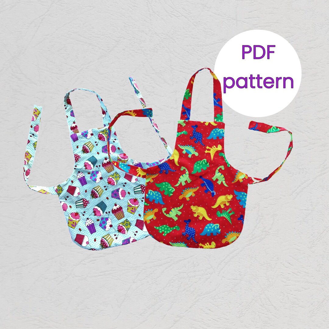 Apron Sewing Pattern | Child's Apron Pattern | DIY Apron | Digital Download | Pattern PDF ...