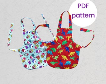 Apron Sewing Pattern | Child's Apron Pattern | DIY Apron | Digital Download | Pattern PDF | Digital Pattern