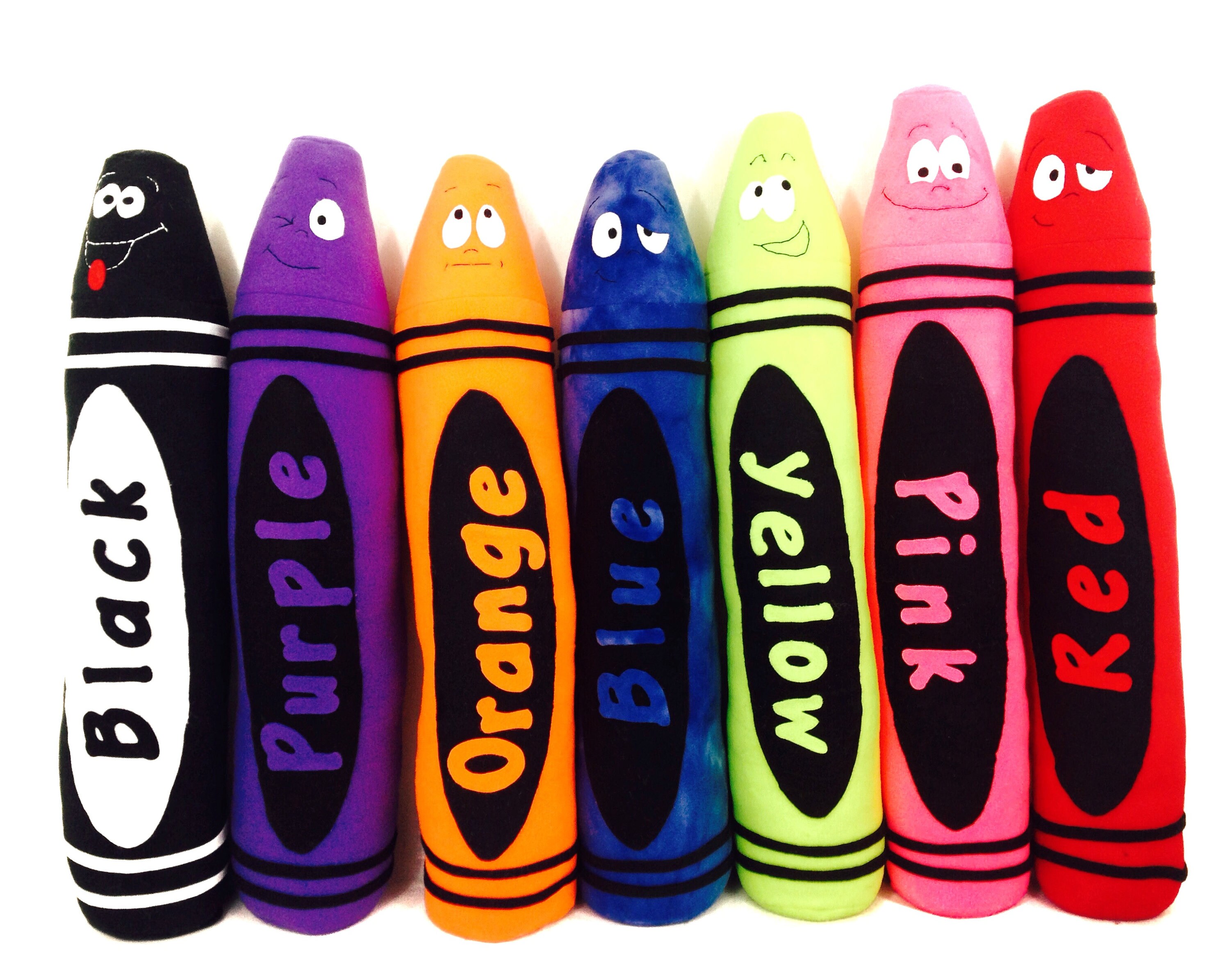 36 Plush Crayon Soft Toy Pattern Toy Sewing Pattern Etsy