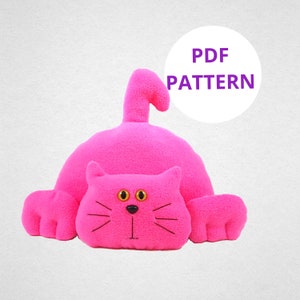 Sewing Patterns Cat | Doorstop Pattern | Cat Plush Pattern | Digital Download | Digital Pattern