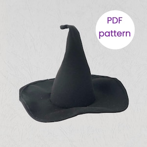 Witch Hat Sewing Pattern | Halloween Pattern | Digital Download | Witch Hat Pattern PDF