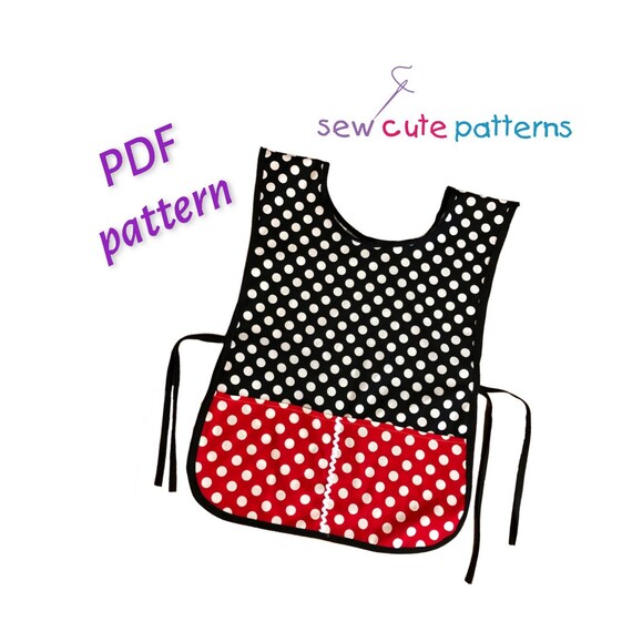 Adult Apron Pattern Sewing Pattern Cobbler Apron Pattern | Etsy
