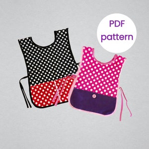 Mother Daughter Apron Patterns | Adult Apron Pattern | Child Apron Sewing Pattern