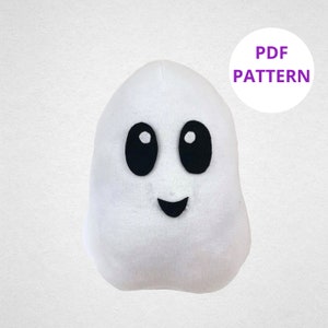 Plush Ghost Sewing Pattern: DIY Halloween Decoration (PDF Pattern)