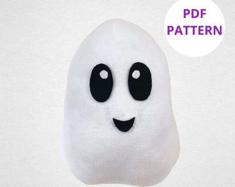 Ghost Pattern Sewing | DIY Halloween Decorations | Ghost Template | Halloween Patterns Digital