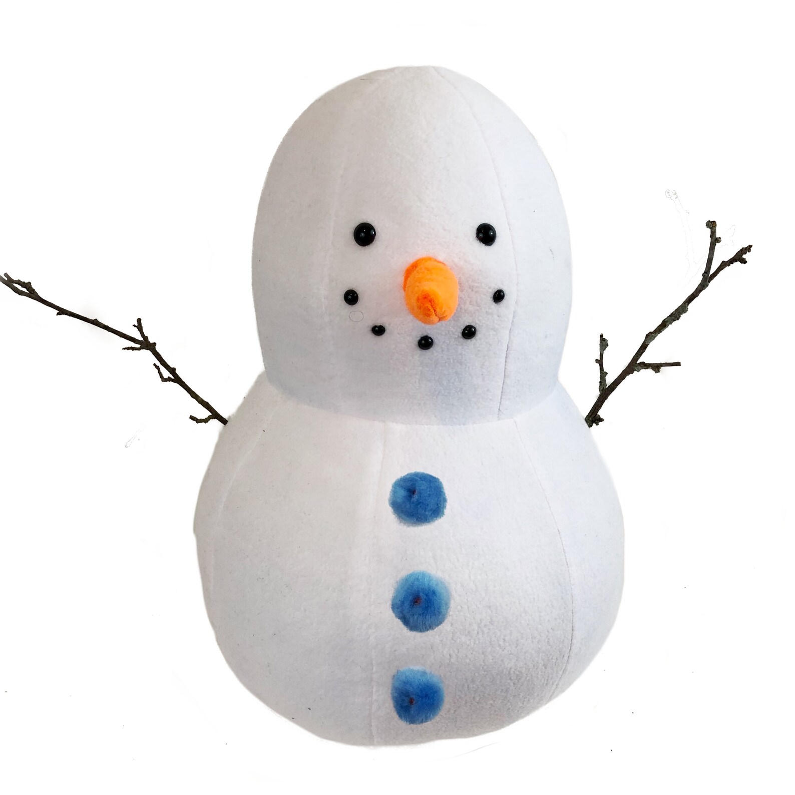 Stuffed Snowman Pattern Sewing Pattern DIY Snowman Etsy