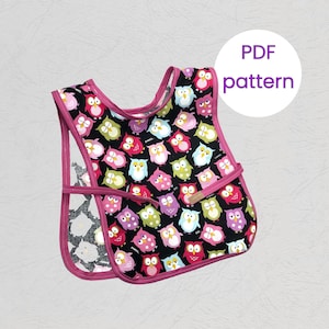 Toddler Apron Sewing Pattern: Beginner-Friendly PDF (Sizes Small-Large)