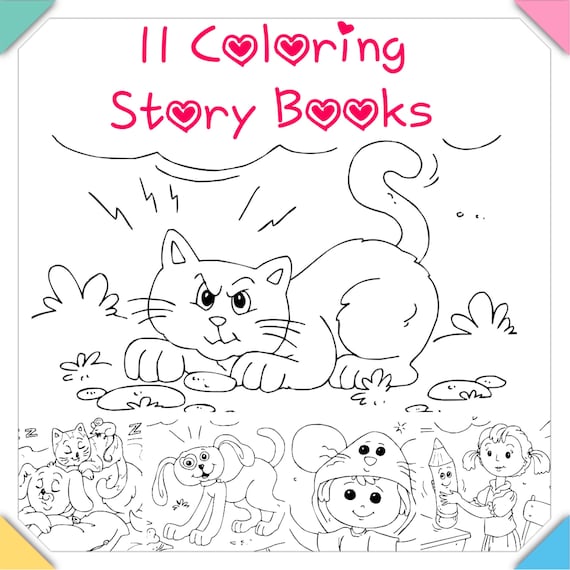 830 Top Coloring Pages Story Book Images & Pictures In HD