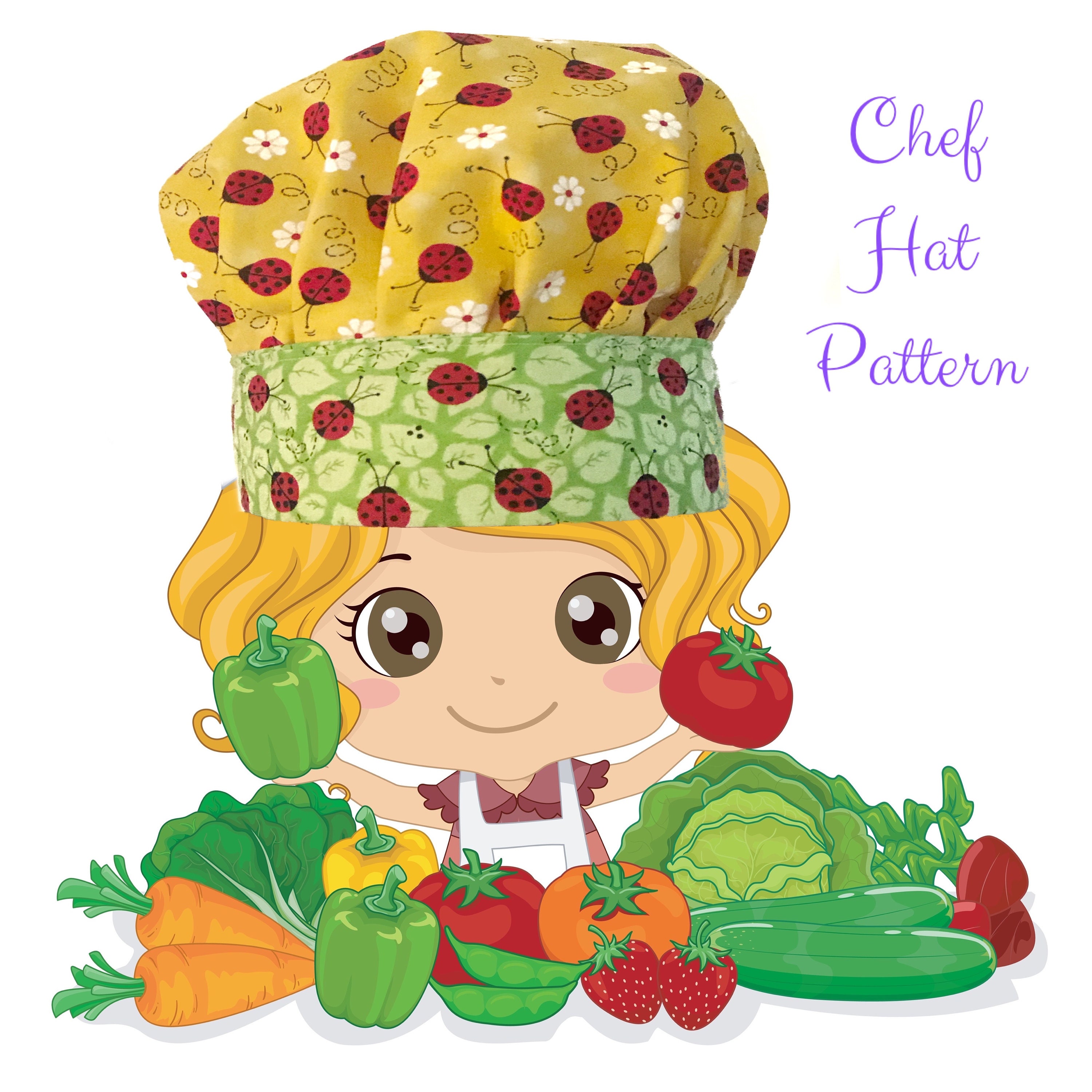 Chef Hat Pattern Chef Hat Sewing Pattern Patterns for Kids Etsy Australia