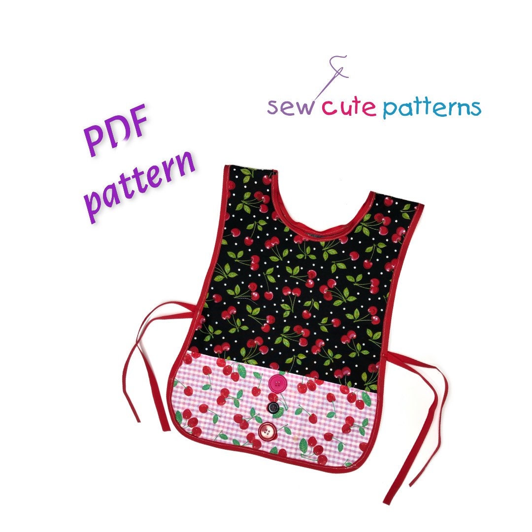 Kids Apron Sewing Pattern Childs Apron Pattern DIY Apron - Etsy