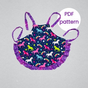 Child Apron Sewing Pattern | Child Apron Pattern Tutorial | Digital Pattern | Instant Download