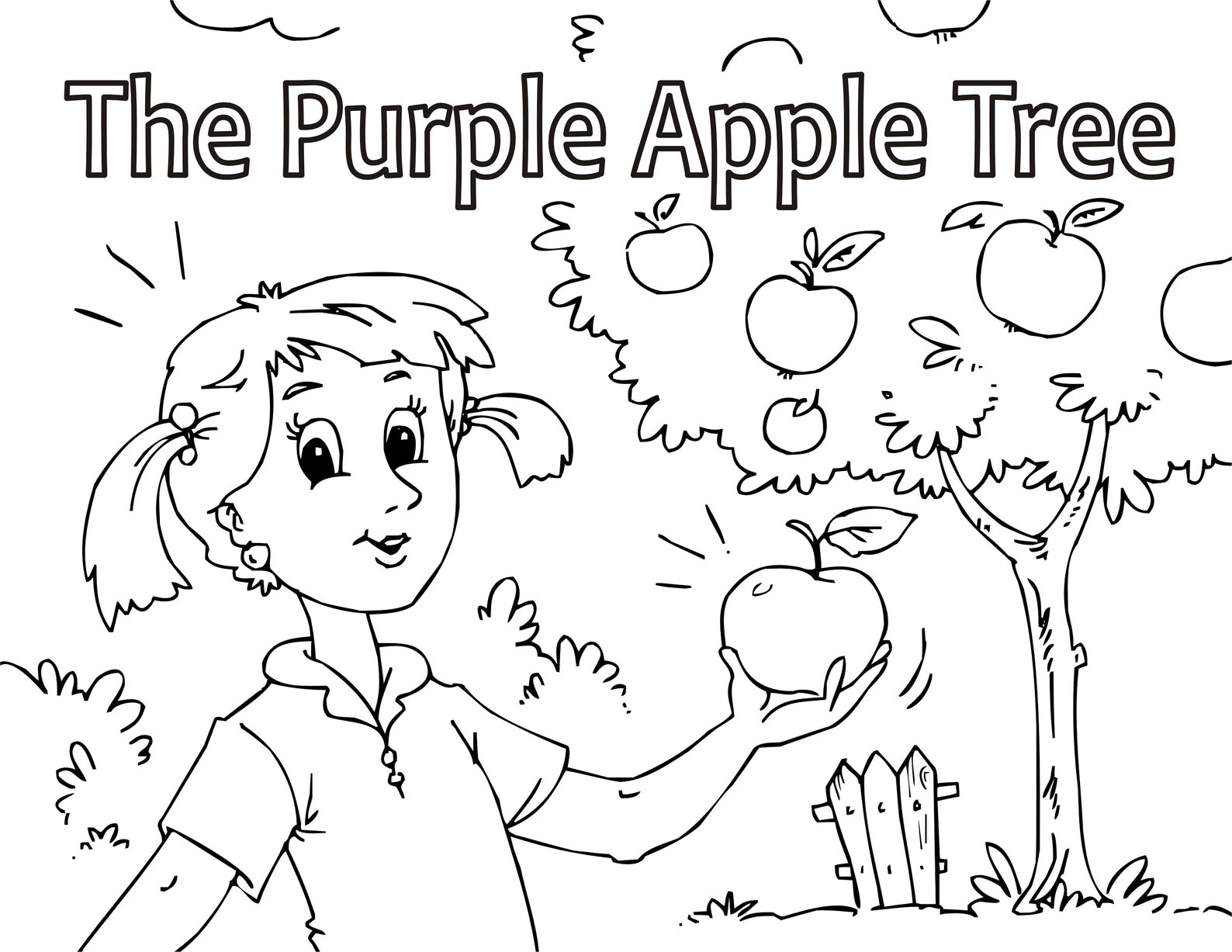 Coloring Book PDF Children's Short Story Coloring | Etsy
