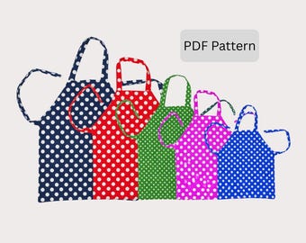 Mother Daughter Apron Patterns - DIY Aprons (Digital Pattern)