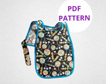 Toddler Apron Pattern | Sewing Pattern | Toddler Paint Smock Pattern | Digital Pattern | Instant Download