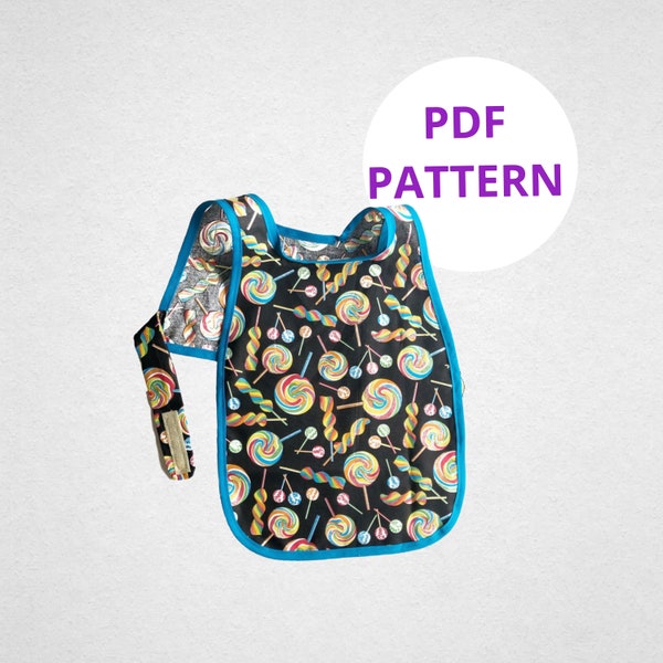 Toddler Apron Pattern | Sewing Pattern | Toddler Paint Smock Pattern | Digital Pattern | Instant Download