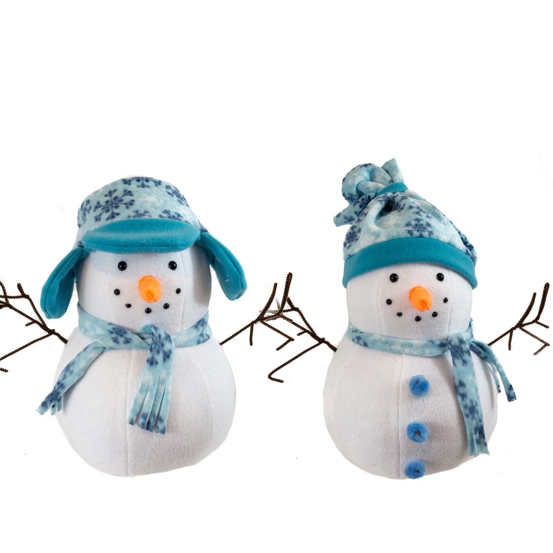 Snowman Pattern Snowman Sewing Pattern DIY Christmas Decor | Etsy