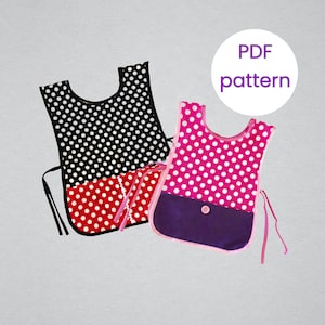 Mother Daughter Apron Sewing Patterns | Apron Templates | Apron Tutorial