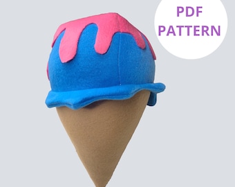 Ice Cream Pattern | Sewing Pattern | Plush Pattern | Toy Sewing Pattern | Plushie Pattern | Digital Pattern | Soft Toy Pattern