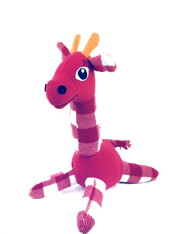 giraffe stuffed animal pattern