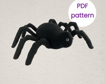 Spider Pattern | DIY Halloween Decorations | Spider Template | Halloween Pattern | Halloween Template | Digital Pattern | Instant Download