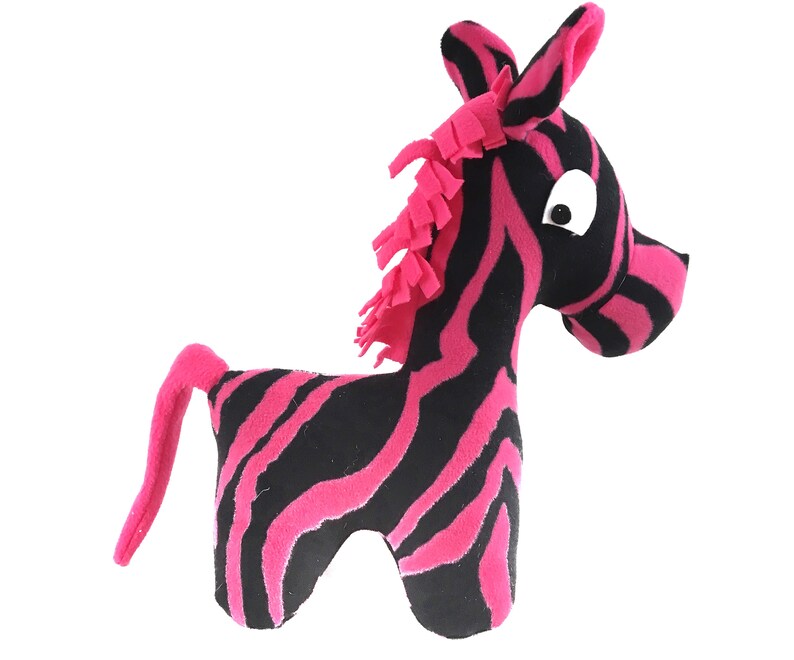 Stuffed Zebra Pattern Soft Toy Patterns Zebra Sewing | Etsy