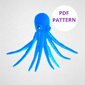 Octopus Stuffed Animal Sewing Pattern: Includes Bedtime Story (PDF Pattern)