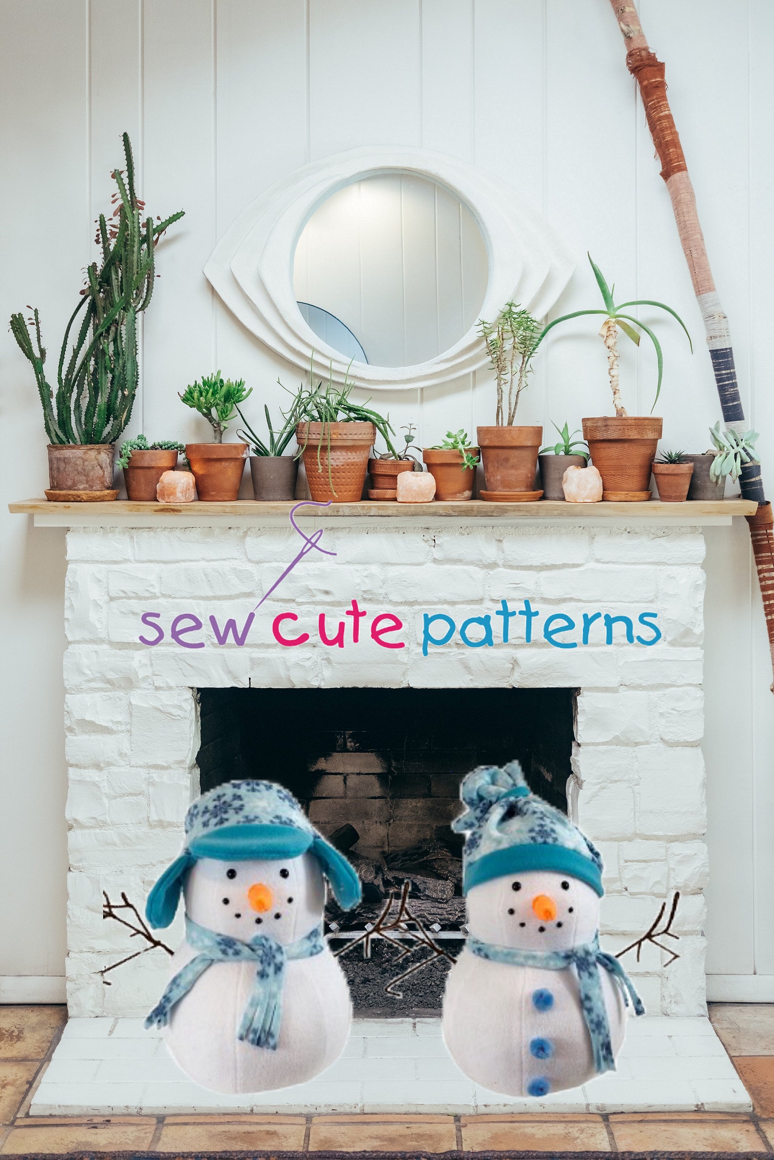 Snowman Pattern Snowman Sewing Pattern DIY Christmas Decor | Etsy