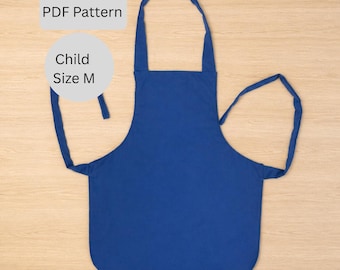 Child's Apron Sewing Pattern: Size Medium (PDF Pattern)
