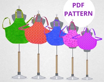 Apron Patterns and Tutorials | Digital Download | Apron Sewing Patterns | Digital Pattern | Mommy & Me Patterns
