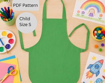 Kids Apron Sewing Pattern: Child Size Small (PDF Pattern)