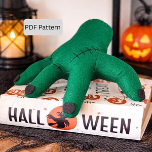 Severed Hand Sewing Pattern: Creepy Halloween Plush Prop (PDF Pattern) image 1