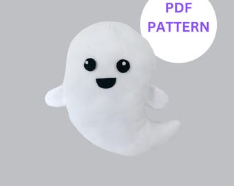Ghost Pattern | Ghost Template | Plush Ghost Halloween Pattern PDF | Digital Pattern | Ghost Template | Sewing Pattern | Instant Download