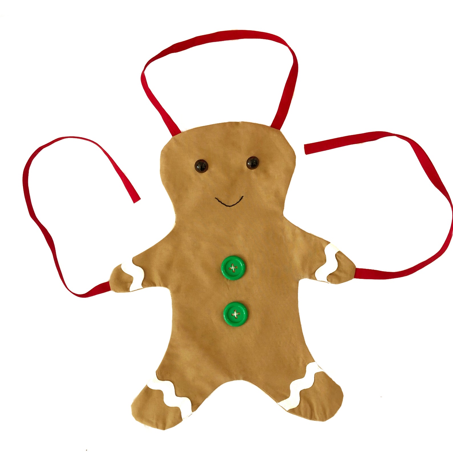 Children's Apron Pattern Gingerbread Man Apron Pattern - Etsy