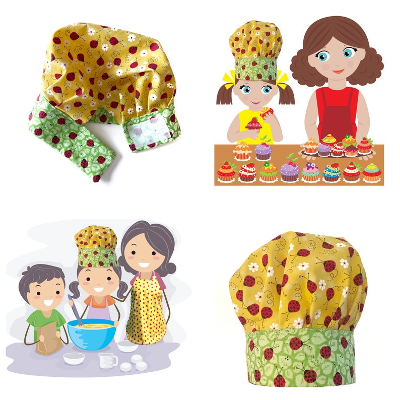 Chef Hat Pattern Chef Hat Sewing Pattern Patterns for Kids Etsy