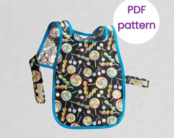 Toddler Smock Pattern | Sewing Pattern | Toddler Apron Pattern | Digital Pattern | Instant Download